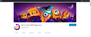 All-in-one WP migration