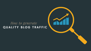 How to generate high-quality traffic on a new blog in 2022
