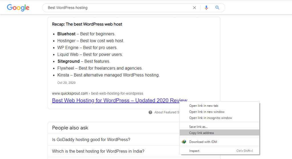 google keyword research