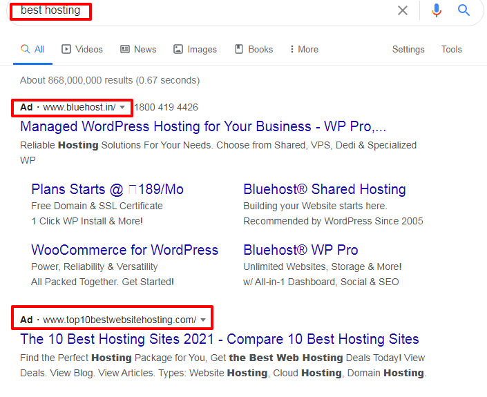 best hosting Google Search 1