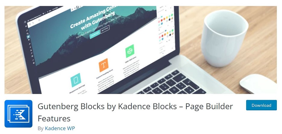 Kadence blocks